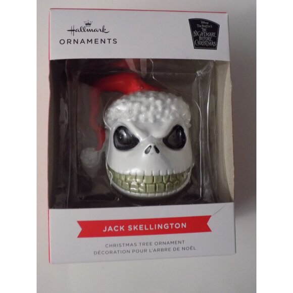 Hallmark Disney the Nightmare Before Christmas Jack Skellington Head Ornament - Picture 1 of 3